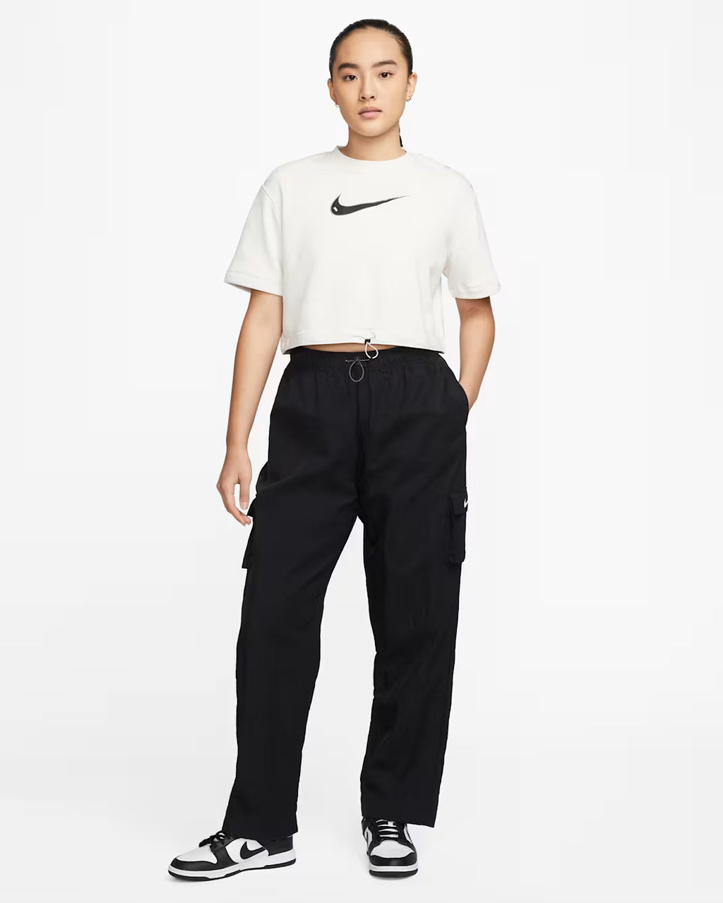 Nike Sportswear Women's Swoosh Fleece Short-Sleeve Crop Top