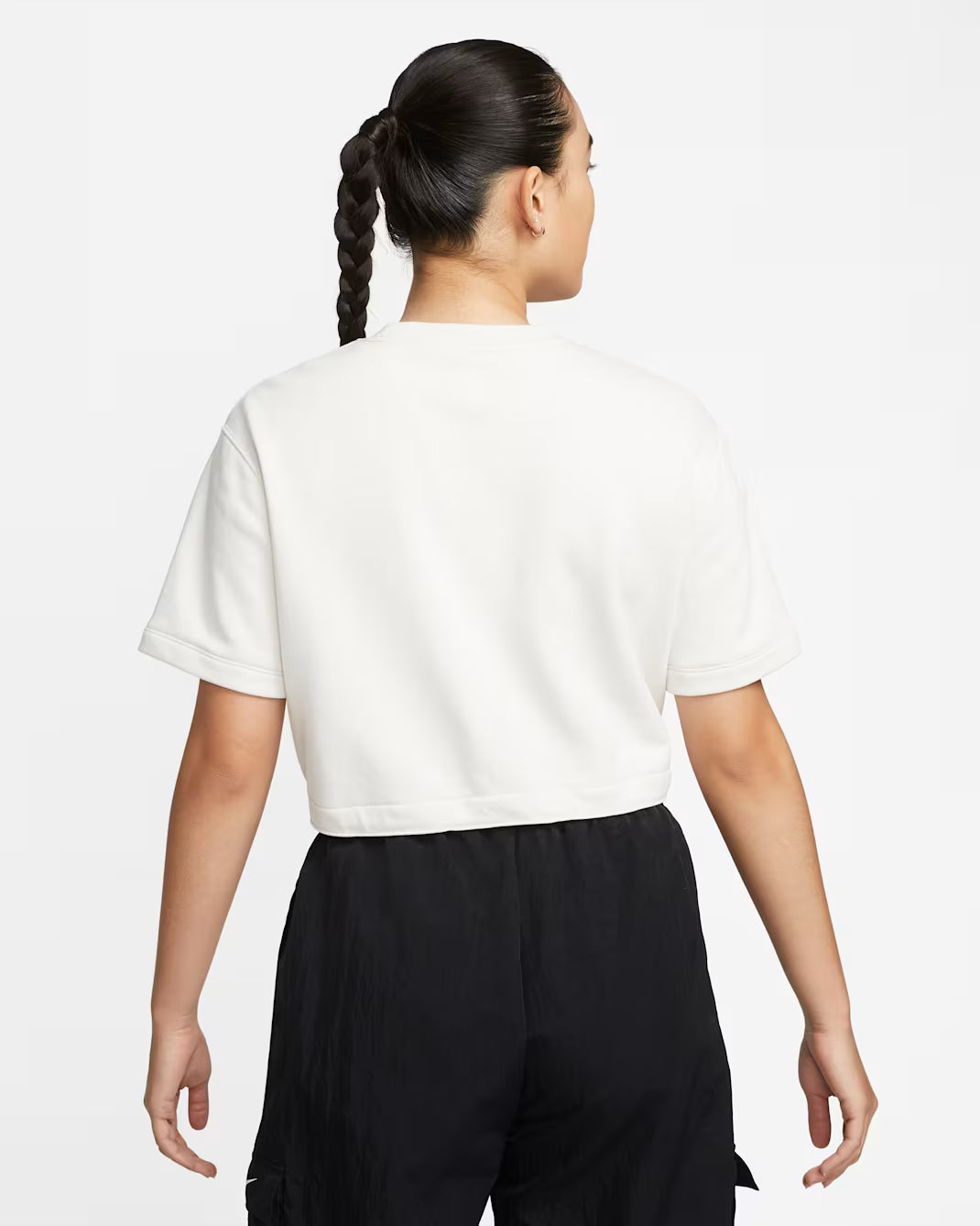 Nike Sportswear Women's Swoosh Fleece Short-Sleeve Crop Top
