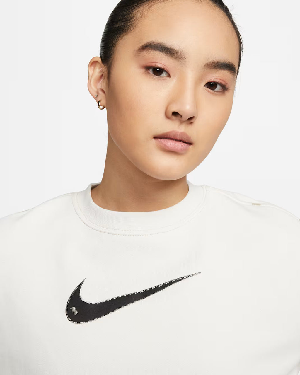 Nike Sportswear Women's Swoosh Fleece Short-Sleeve Crop Top