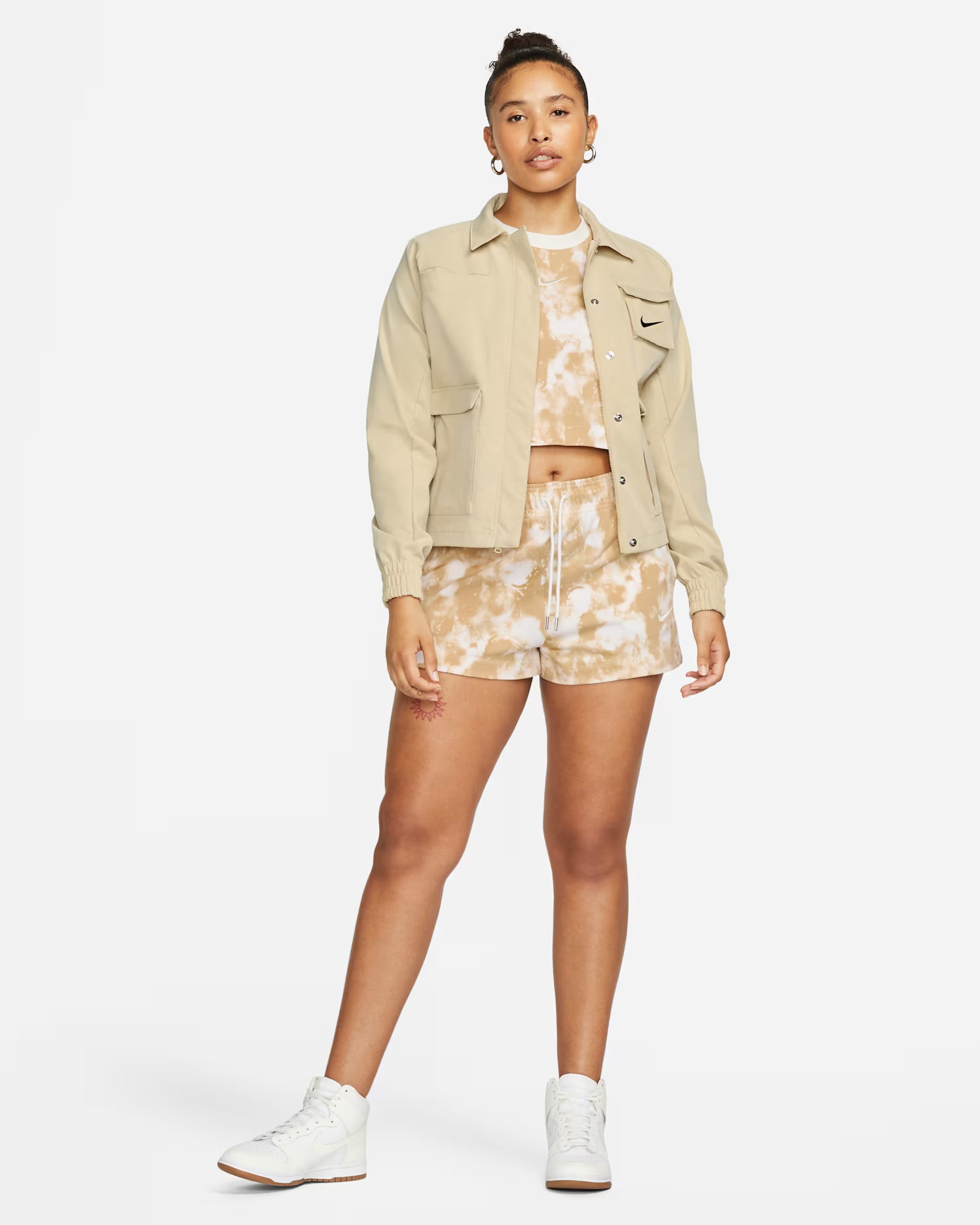 Nike Sportswear Women's Woven Dye Jersey Shorts