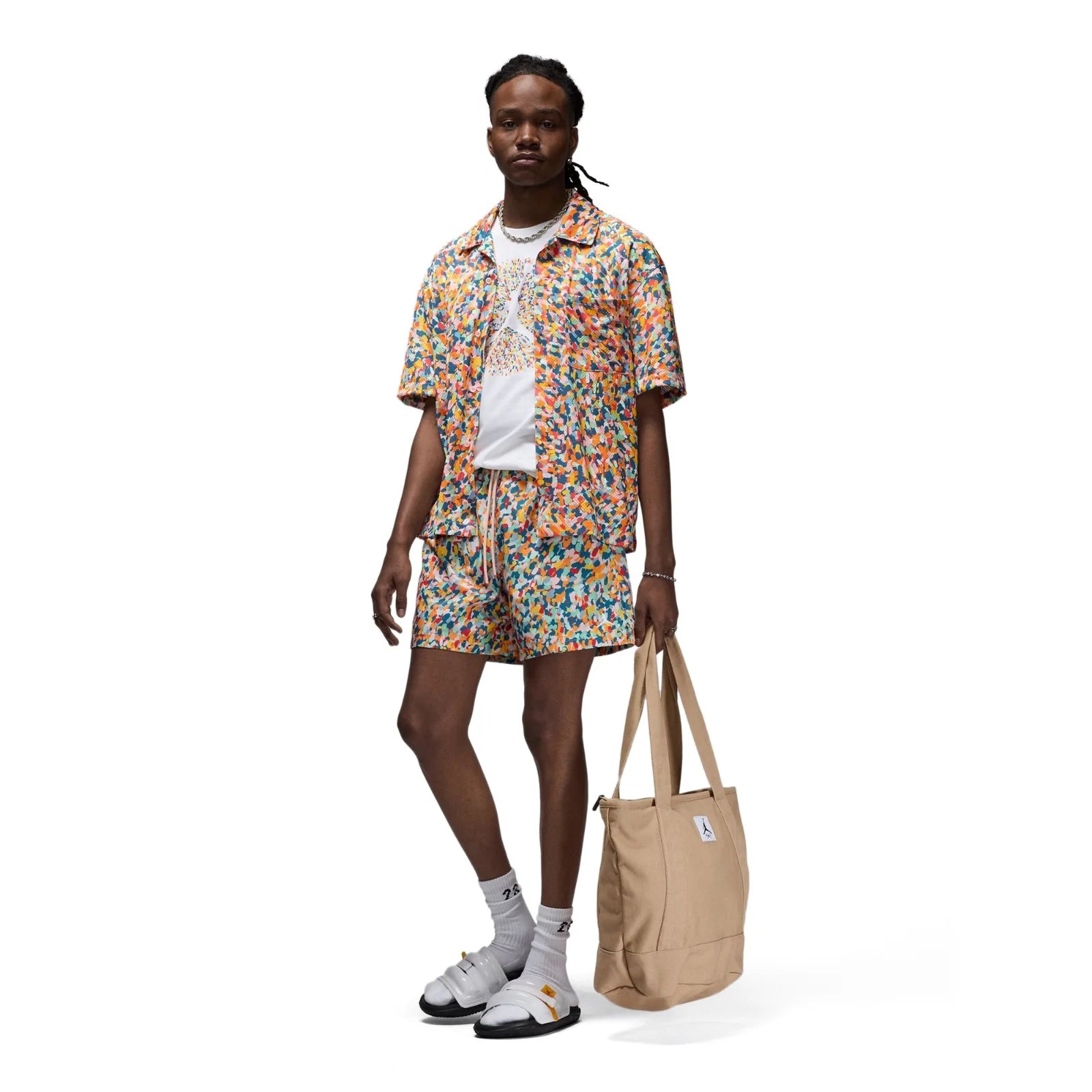 Nike Jordan Essentials Poolside AOP Basketball Shorts