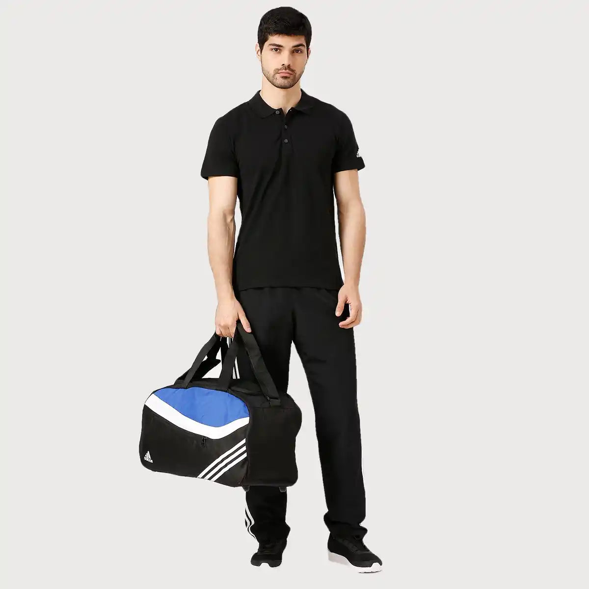 Adidas Solid Plain T-Shirt Black