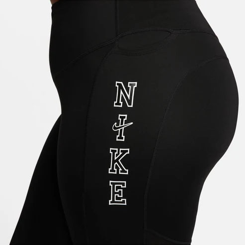 Nike Dri-FIT Fast Women's Plus Size Mid-Rise 7/8 Running Tights