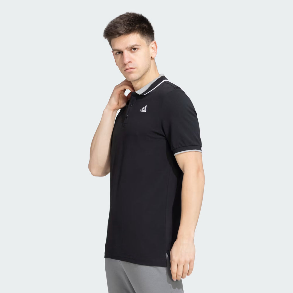 Adidas Polo T-Shirt Black
