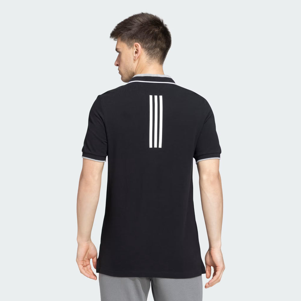 Adidas Polo T-Shirt Black