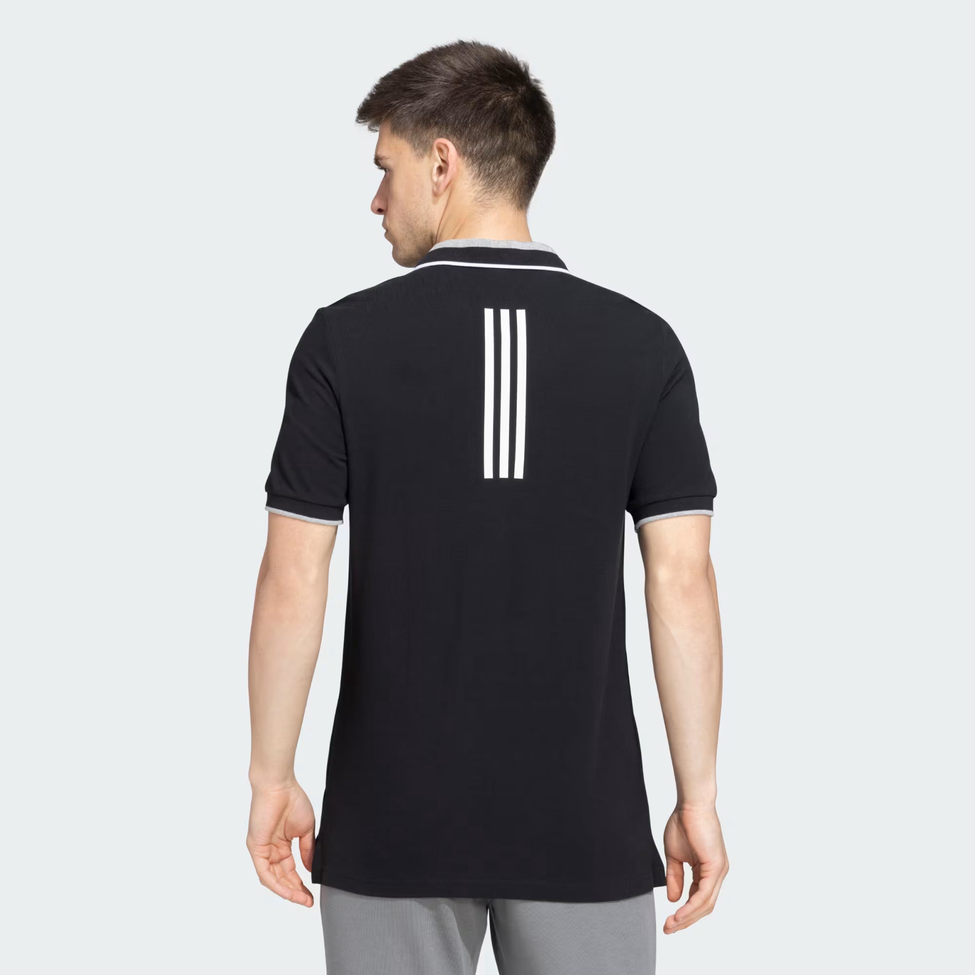 Adidas Polo T-Shirt Black