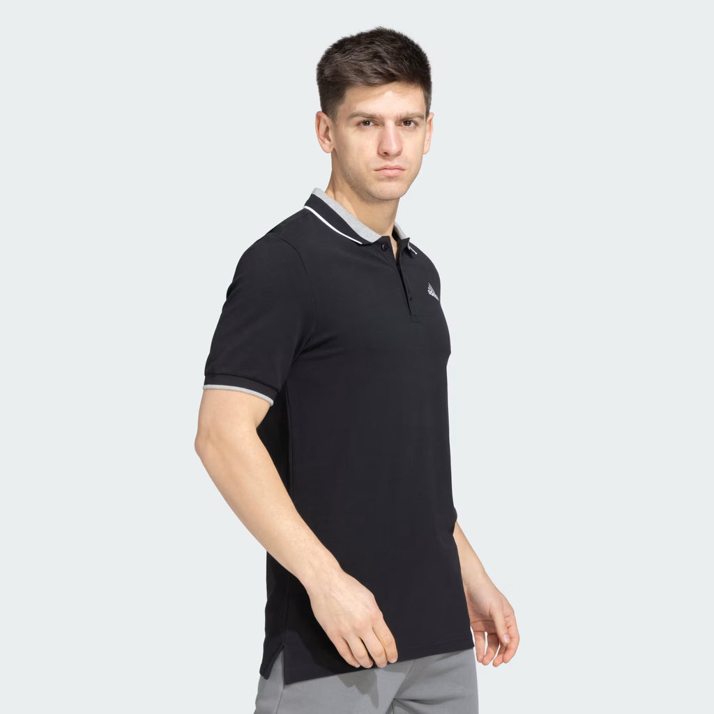 Adidas Polo T-Shirt Black
