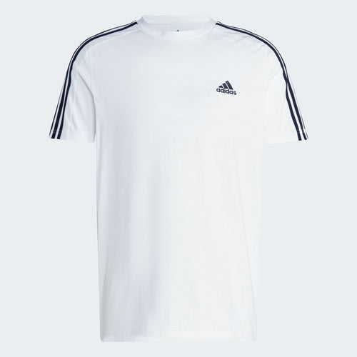 Adidas Solid Plain T-Shirt White