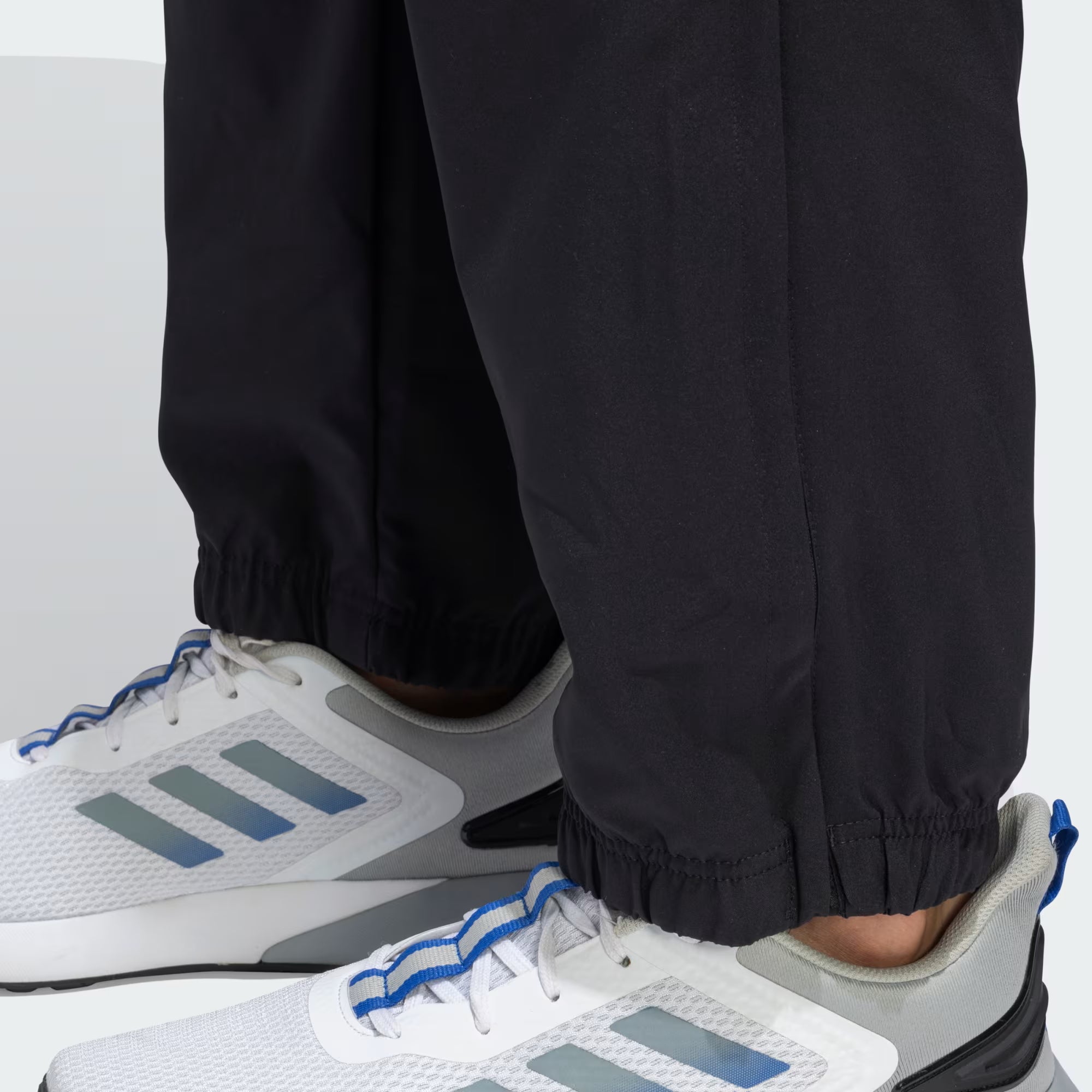Adidas Poly Cotton Solid Trackpants for Men