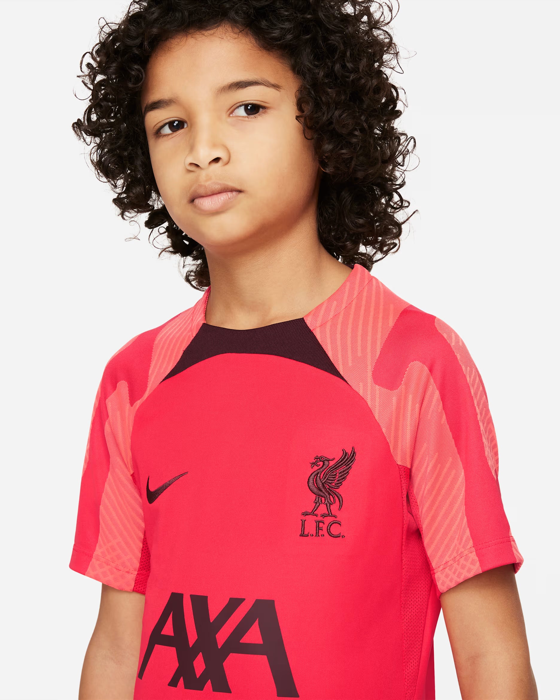 Nike Junior Liverpool FC Strike Dri-FIT Short-Sleeve Training Top