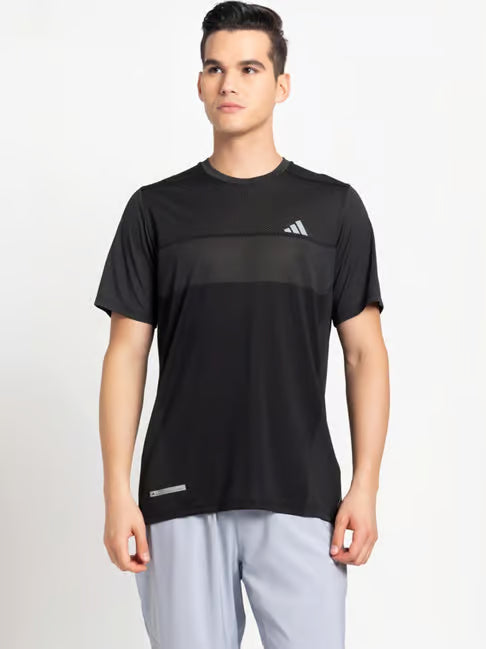 Adidas Men's Crew Neck Short-Sleeves Printed T-Shirt