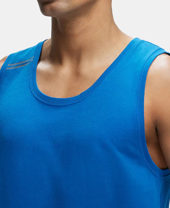 Puma PE Running Singlet Electric Blue