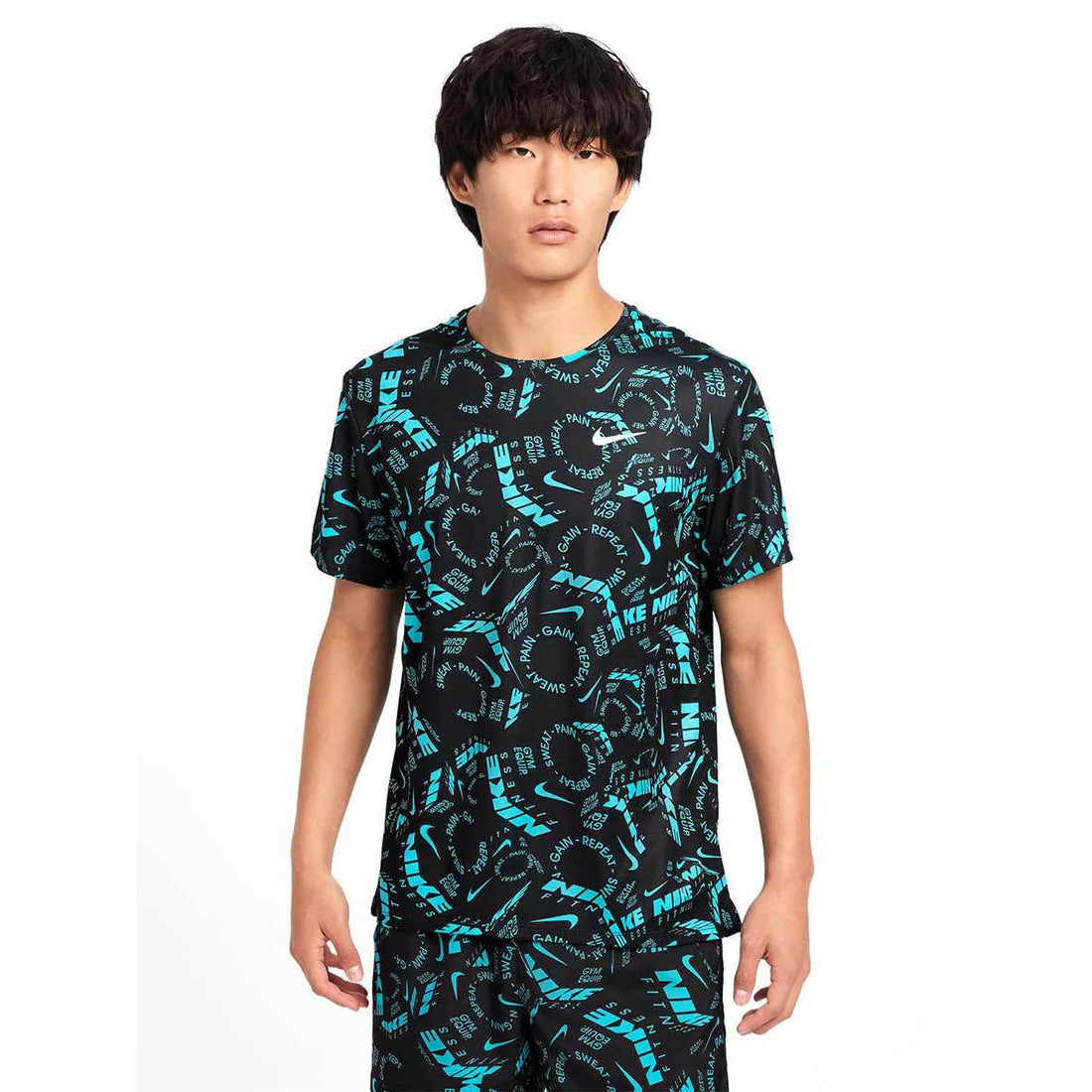 Nike Dri-FIT Miler Top Short-sleeve All-over Print