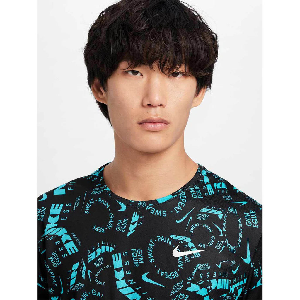 Nike Dri-FIT Miler Top Short-sleeve All-over Print