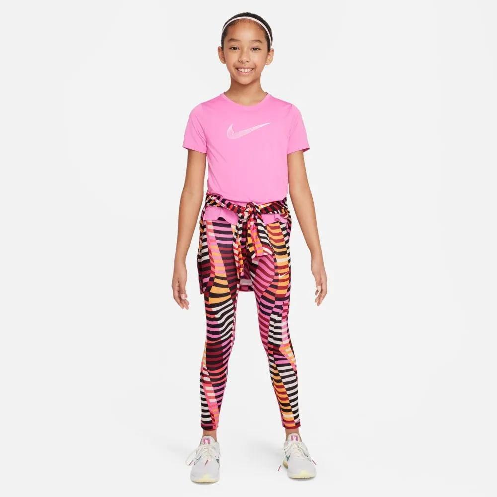 Nike Girls' Dri-FIT One Graphic Short-Sleeve Training Top