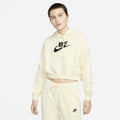 Nike Women's Sportswear Club Fleece Graphic Cropped Hoodie