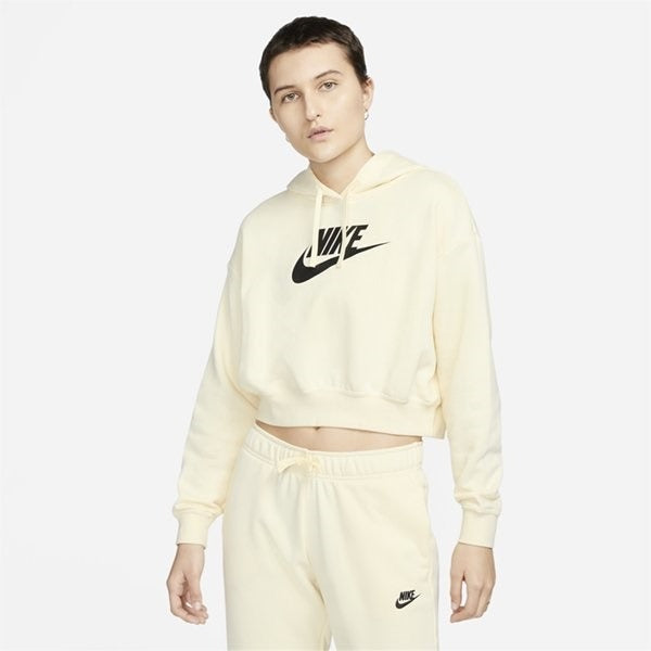 Nike Women's Sportswear Club Fleece Graphic Cropped Hoodie