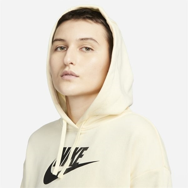 Nike Women's Sportswear Club Fleece Graphic Cropped Hoodie