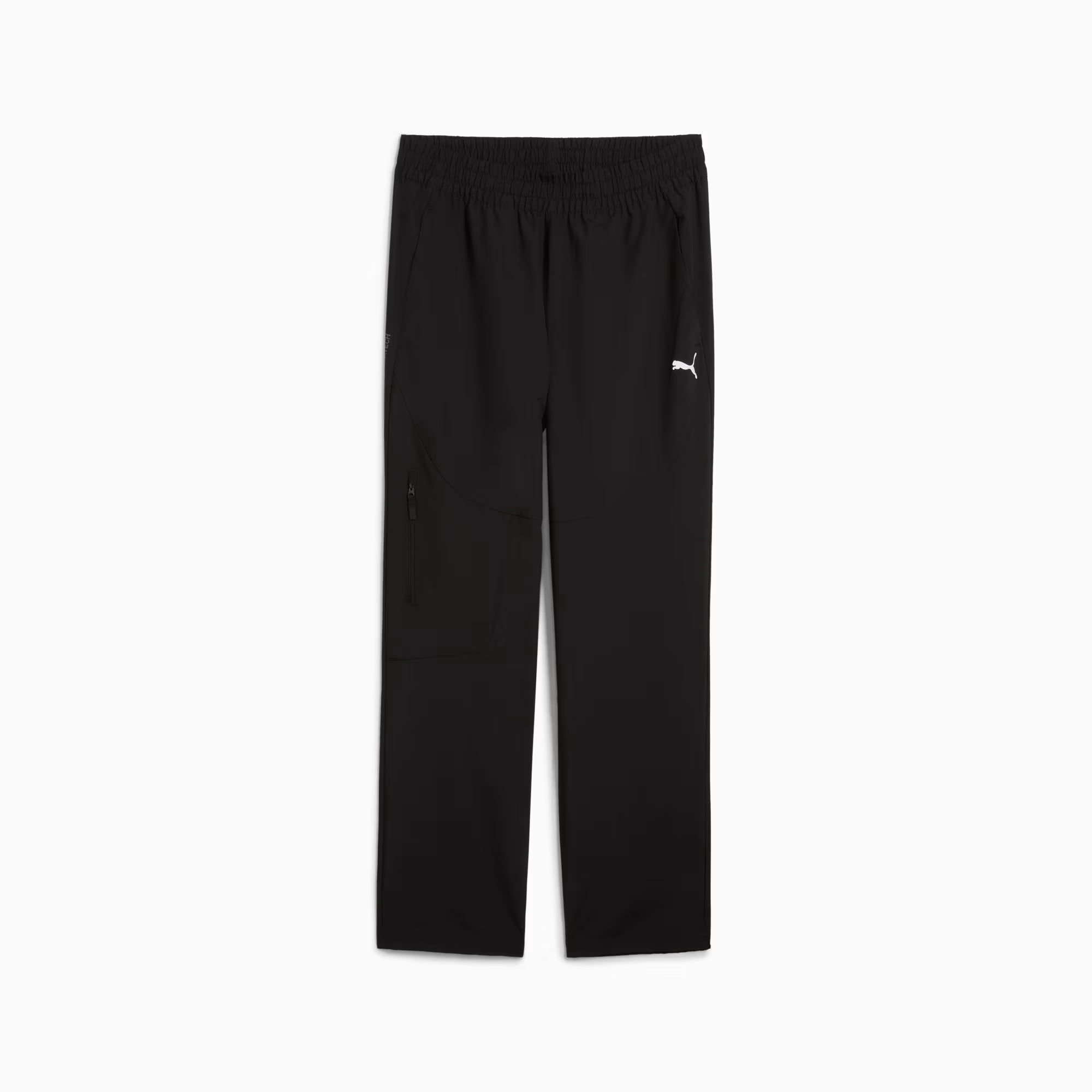 Puma Boys Jersey Pants Open Black