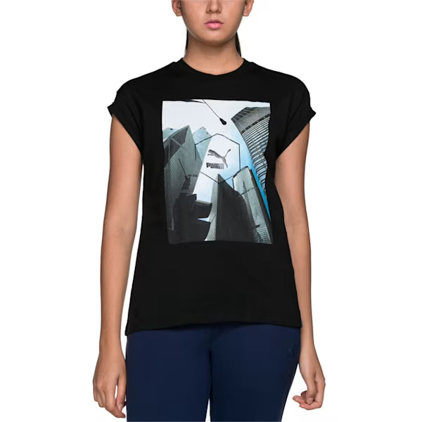 Puma Brand Plus Cotton Tee Black