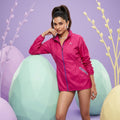 Puma Women's Lightweight Woven Jacket Cerise