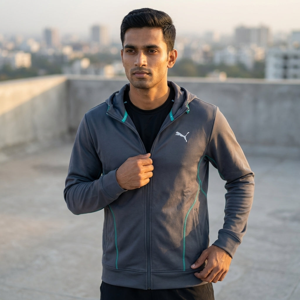 Puma Pure Tech Train Full Zip Hooded Top