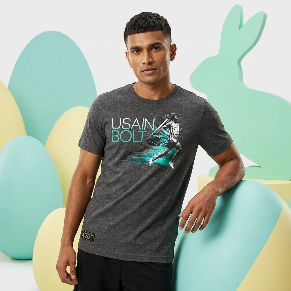 Puma Men's UB Active Tee - Medium Gray Heather