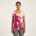 Puma Women's Graphic Tee Powder Pink Heather