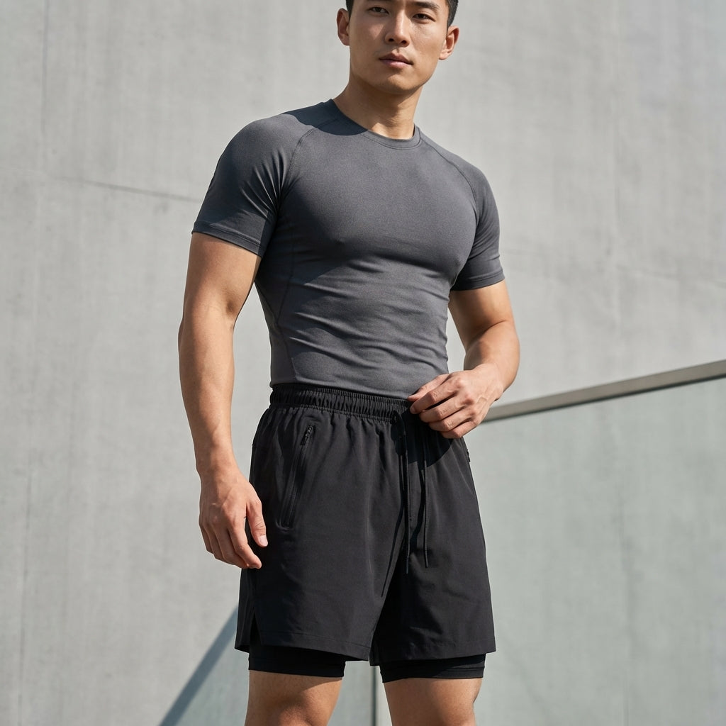 Puma Stampd Tech Shorts Black
