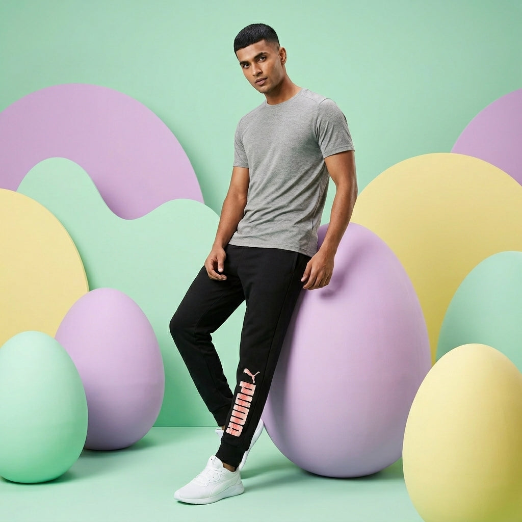 Puma Men's Active Knitted Sweat Pants