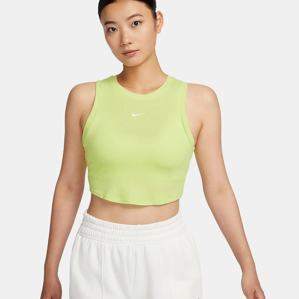 Nike Essential Ribbed Cropped Tank Top