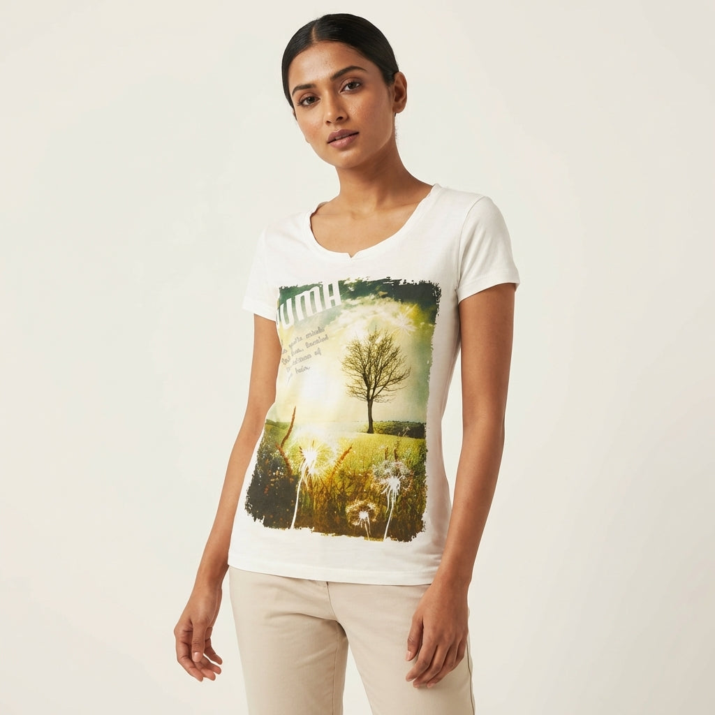 Puma Women's MLS Twist Tee White