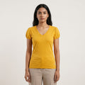Puma Puff Sleeve Top Spectra Yellow