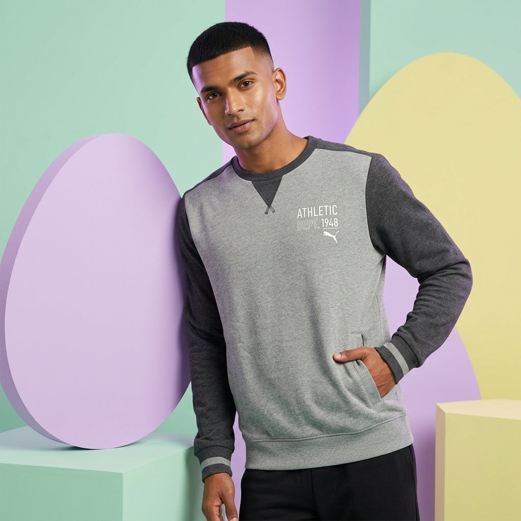 Puma Style Athletic Crew Sweatshirt