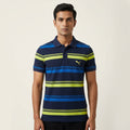 Puma Iconic Stripe Pique Polo Peaco