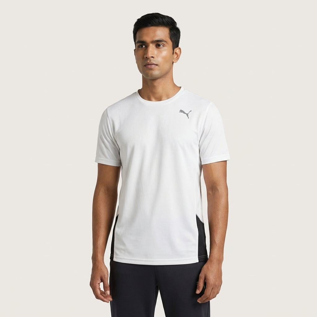 Puma PE Running Short Sleeve Tee White