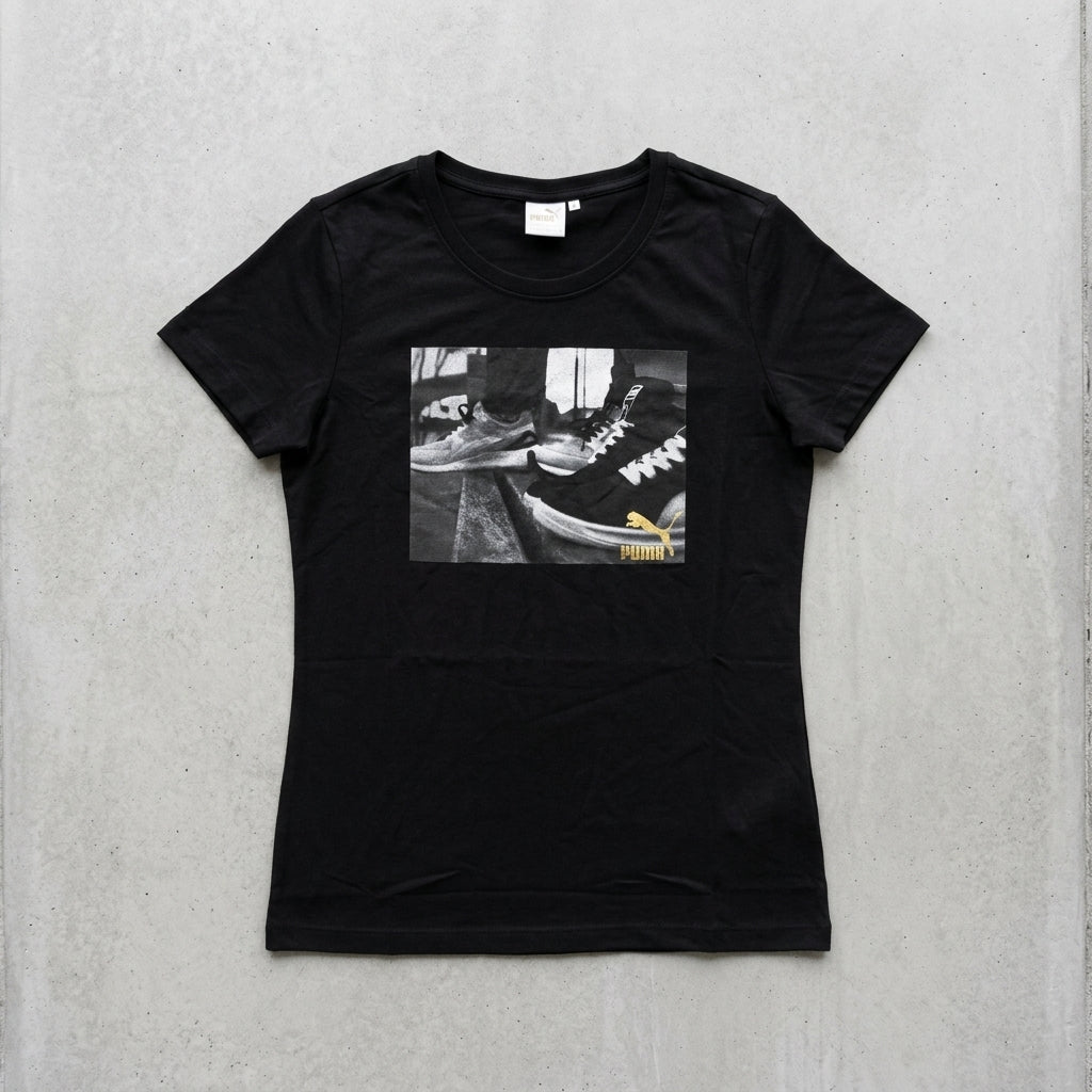 Puma Women's Sneaker Tee Black