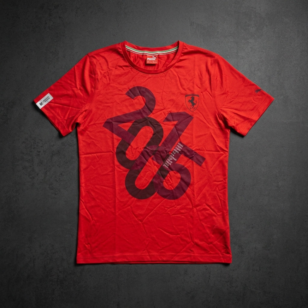Puma Ferrari Graphic Tee Rosso Corsa
