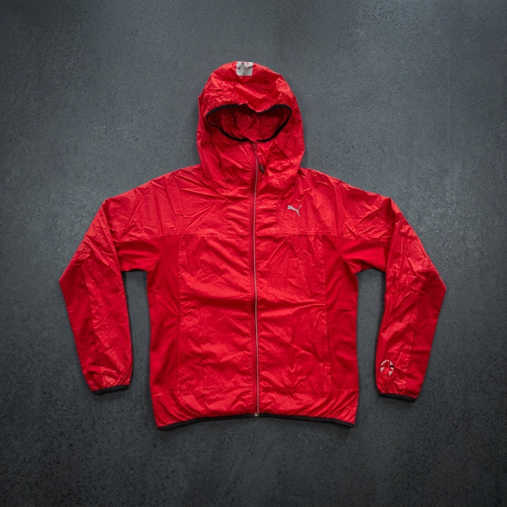 Puma Printed Windbreaker Haute Red