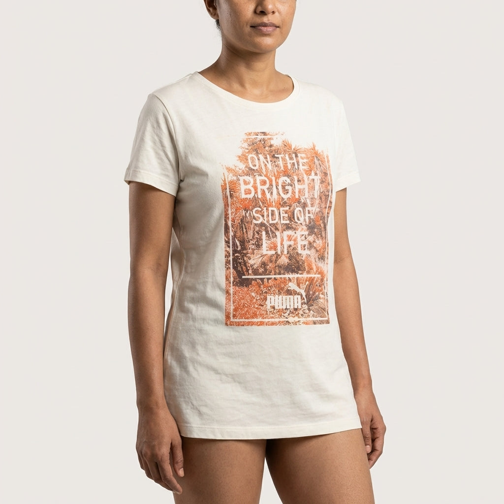 Puma Women's Photo Summer Tee White