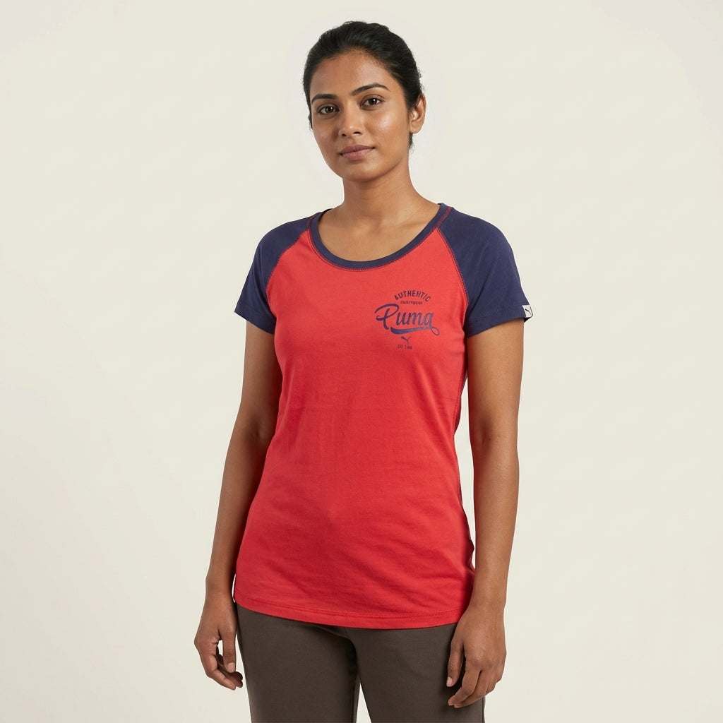 Puma Women's STYLE Personal Best Athletic Loose Top