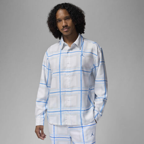 Nike Jordan Essential Plaid Flannel Top