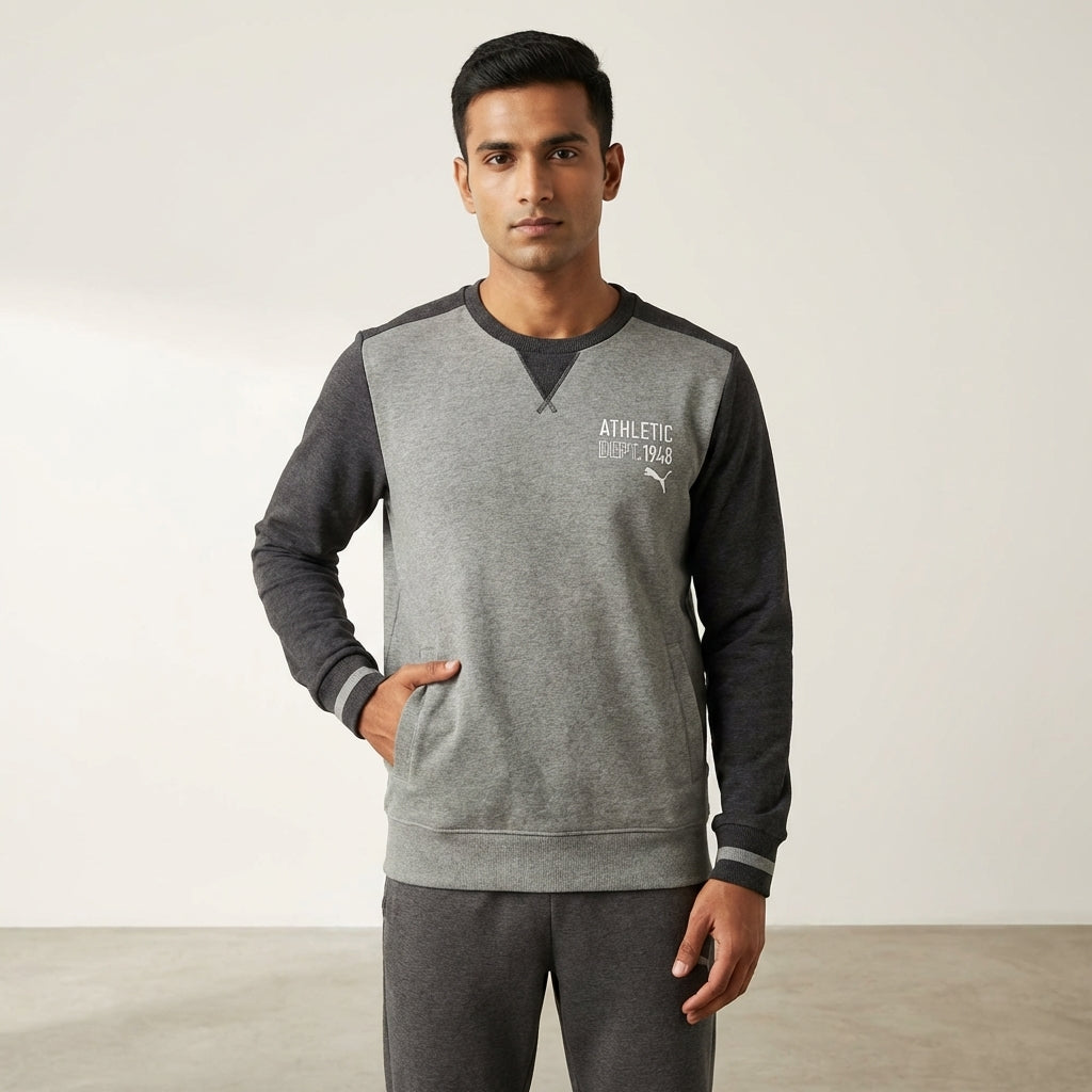 Puma Style Athletic Crew Sweatshirt