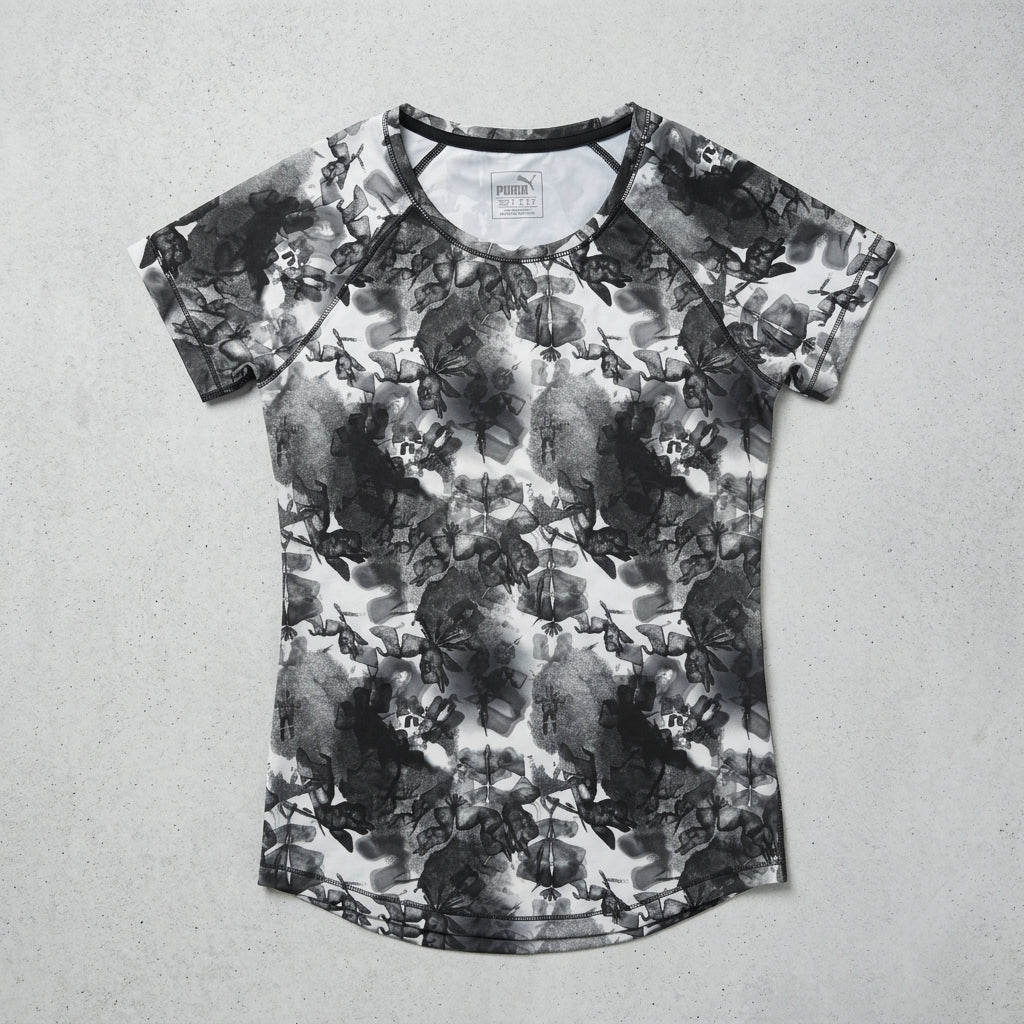 Puma Women's WT Essential Graphic Tee White