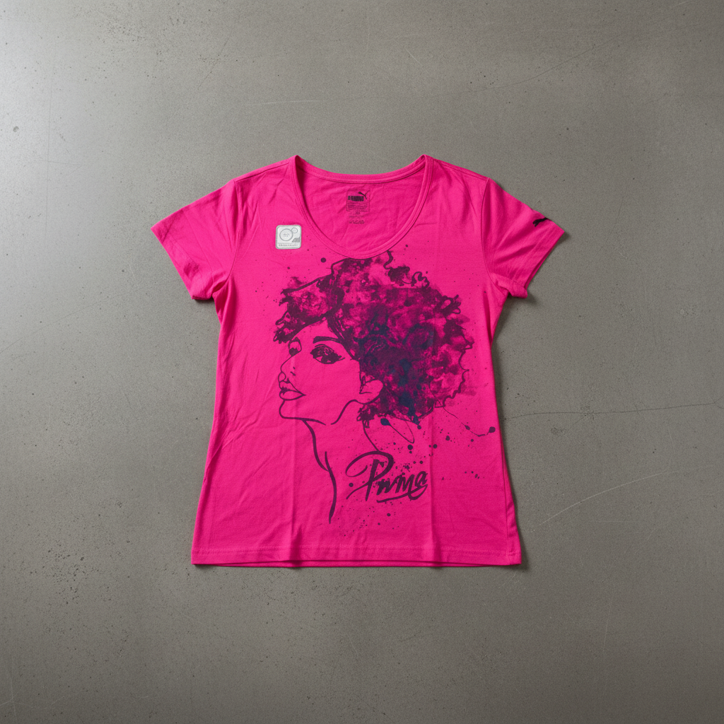 Puma Afro Tee Fuchsia Purple