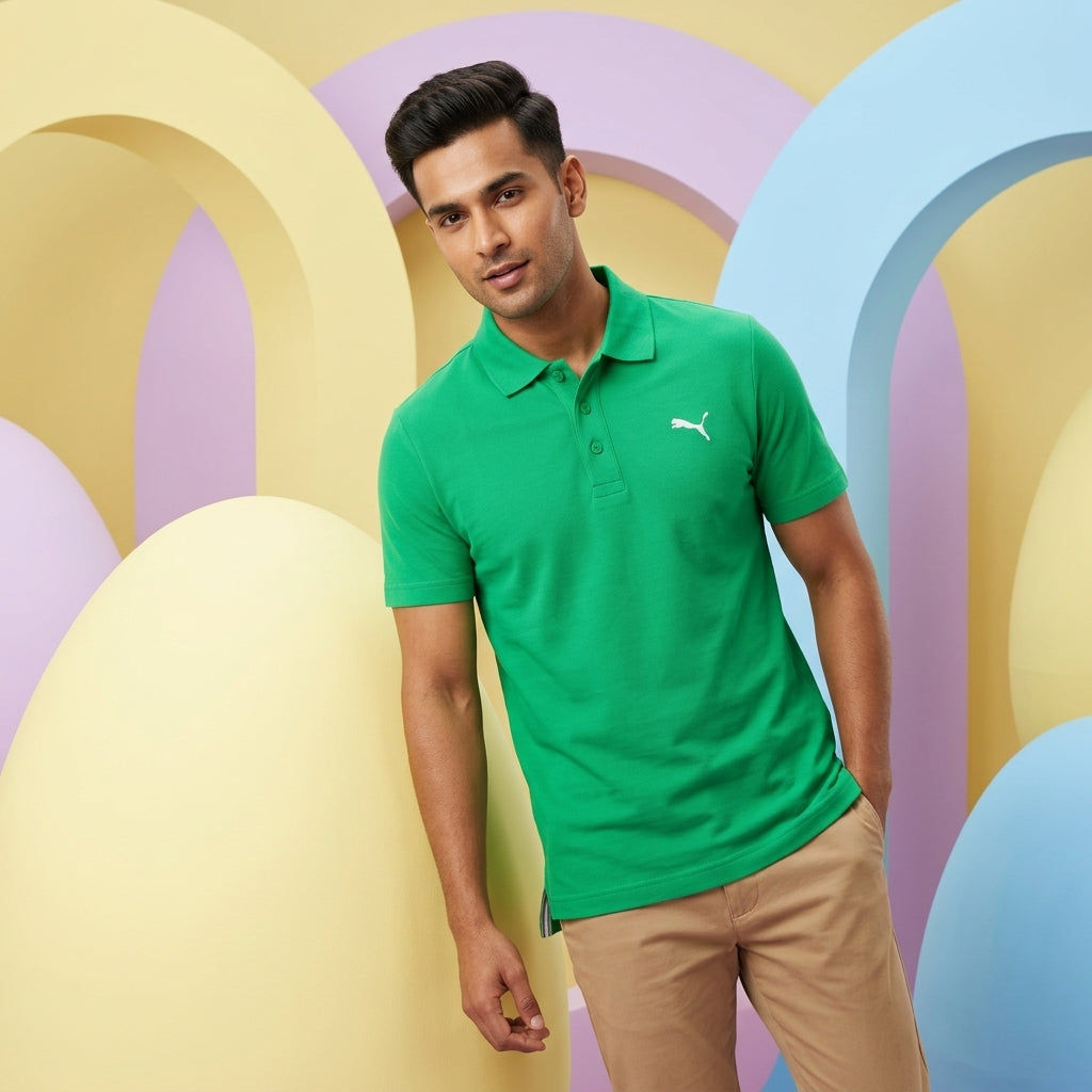 Puma ESS Polo Bright Green
