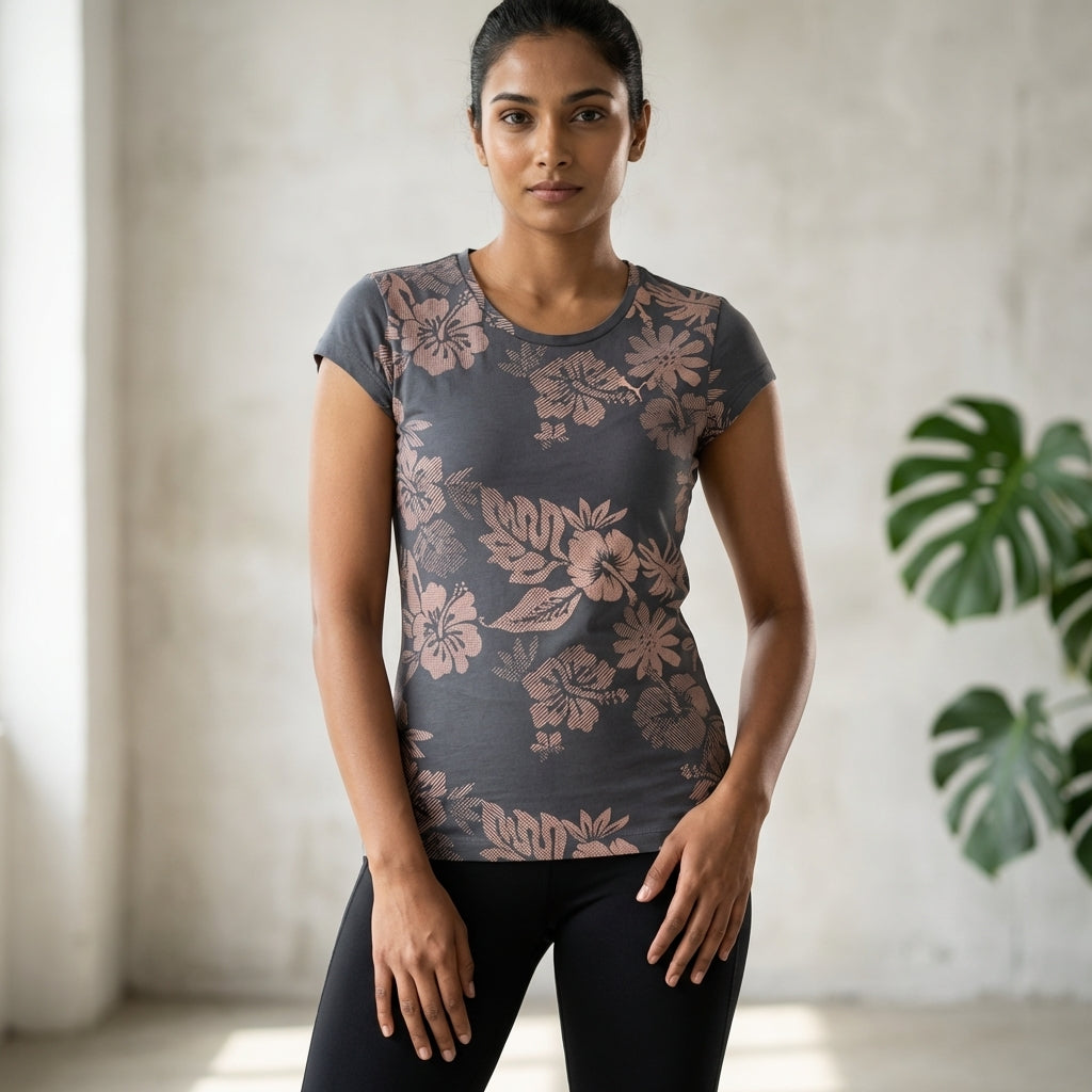 Puma Women's Turbulence-Crystal Rose Tee