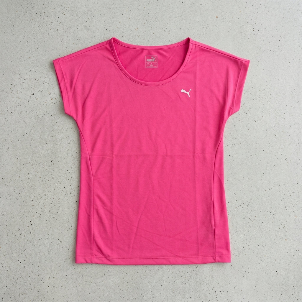 Puma Women's Studio Graphic Tee Fuchsia Purple