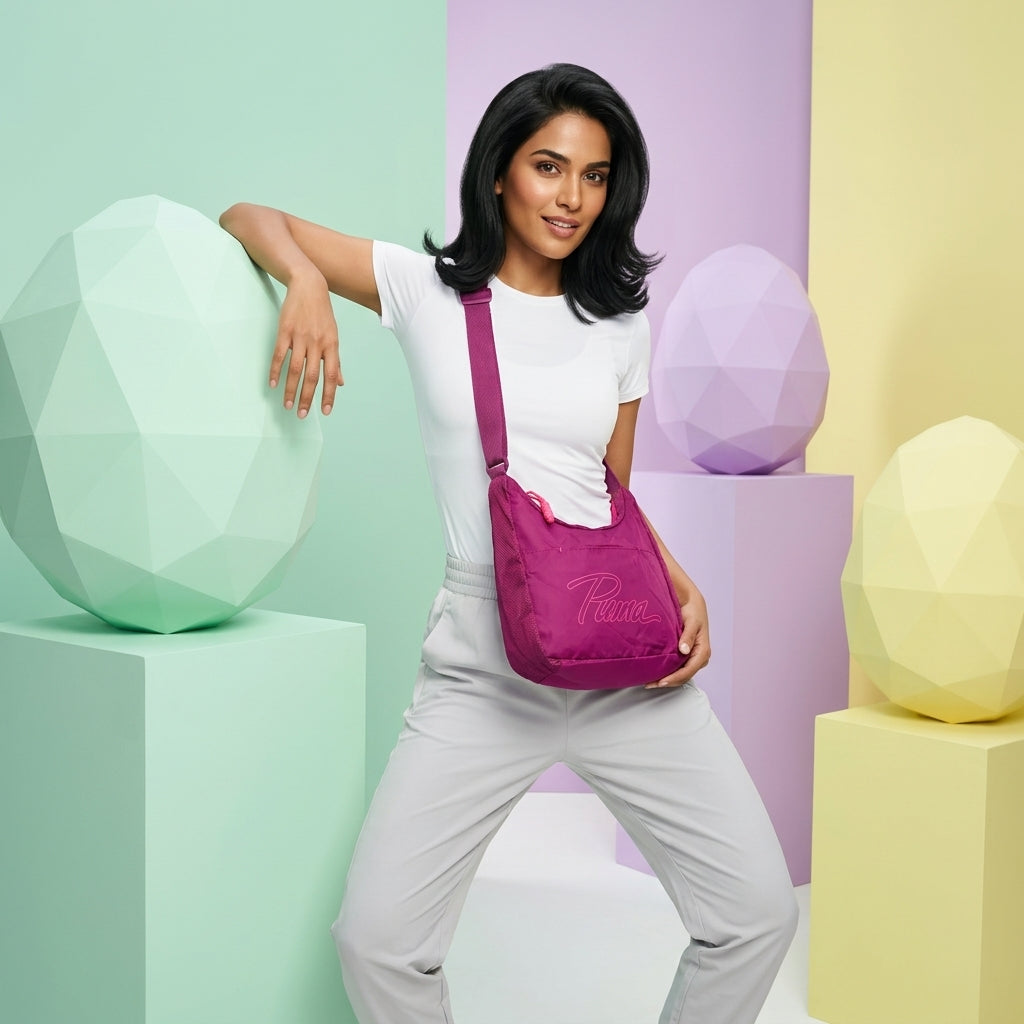 Puma Core Shoulder Bag Magenta