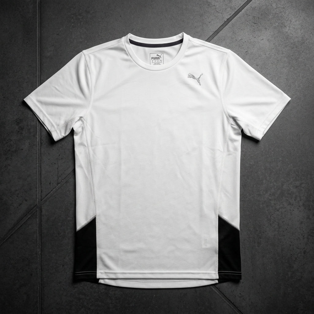 Puma PE Running Short Sleeve Tee White